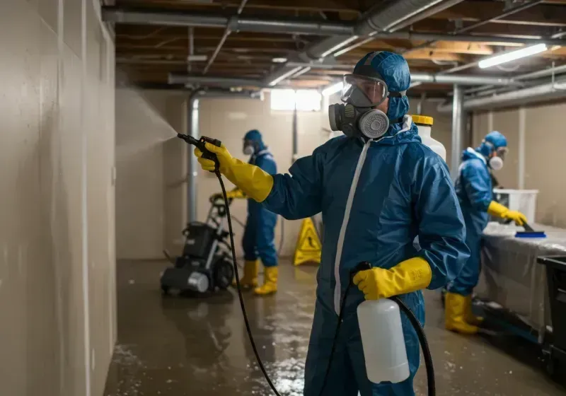 Basement Sanitization and Antimicrobial Treatment process in Eldridge, CA